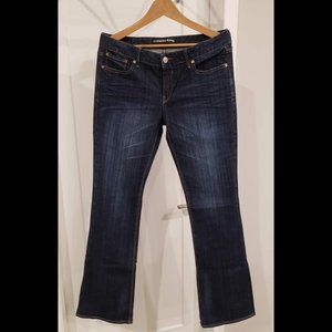 Low-Rise Boot Cut Jeans